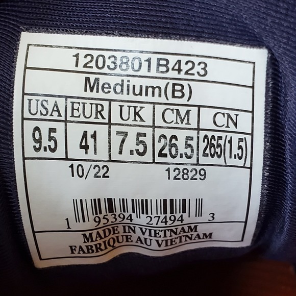 Brooks Ghost 15 Shoes Women 9.5 Purple Pink Camo Running Sneakers - Picture 7 of 7